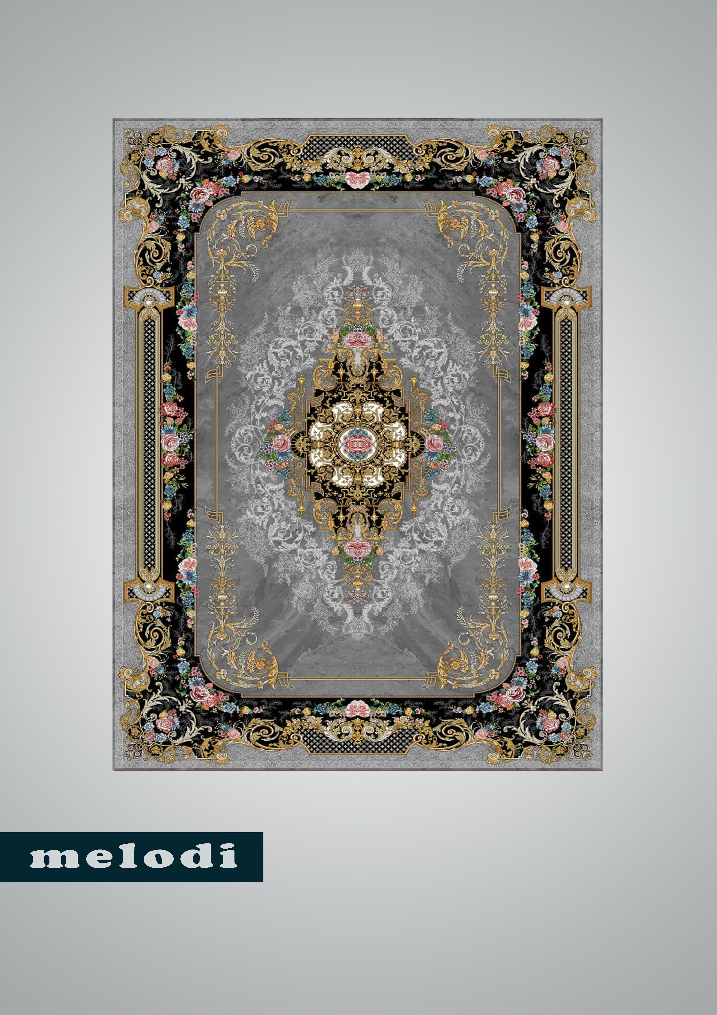 فرش 700 شانه طرح ملودی